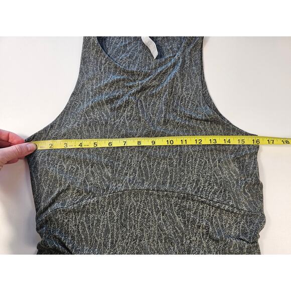 Athleta Santorini dress grey green modal EUC M sleevless summer comfortable - Picture 8 of 8